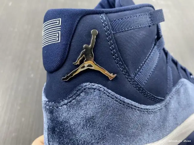 Cheap Velvet Jordan Midnight Air Navy WMNS 11 AR0715-441 0519